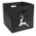 Filz-Aufbewahrungsbox, Hirsch/Hirschkopf,