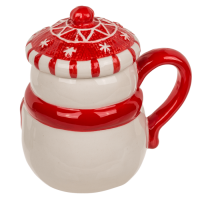 OOTB Becher Funny Snowman mit Deckel