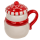Becher, Funny Snowman, mit Deckel,