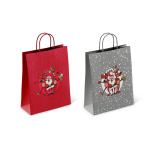 OOTB Papier-Geschenktüte Crazy Santa