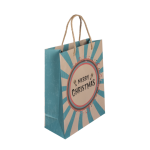 OOTB Papier-Geschenktüte Retro Christmas
