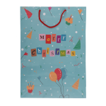OOTB Papier-Geschenktüte Retro Christmas