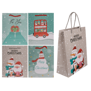 OOTB Papier-Geschenktüte Winter Wonderland
