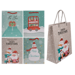 OOTB Papier-Geschenktüte Winter Wonderland