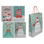 OOTB Papier-Geschenktüte Winter Wonderland