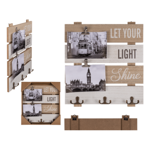 OOTB Holz-Bilderrahmen Let your light shine