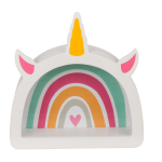 OOTB Holz-Spardose Regenbogen-Einhorn