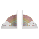 OOTB Holz-Buchstütze Regenbogen mit Wolke