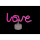 OOTB Neon-Leuchte Love 32 x 12 cm