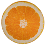 OOTB Deko-Teppich Orange D.: ca 80 cm