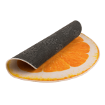 OOTB Deko-Teppich Orange D.: ca 80 cm