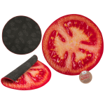 OOTB Deko-Teppich Tomate D.: ca 80 cm