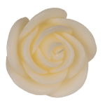 OOTB Cremefarbene Kerze Rose ca. 11 x 9 cm