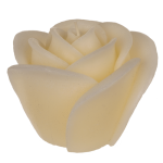 OOTB Cremefarbene Kerze Rose ca. 11 x 9 cm