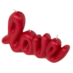 OOTB Rote Kerze Love ca. 20 x 38 x 118 cm