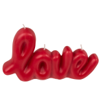 OOTB Rote Kerze Love ca. 20 x 38 x 118 cm