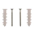 OOTB Schwarzes Holz-Wandregal 2er Set