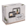 OOTB Schwarzes Holz-Wandregal 2er Set