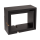 OOTB Schwarzes Holz-Wandregal 2er Set