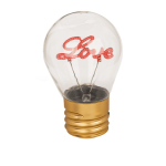OOTB LED-Glühleuchte Love  inkl. Lithium-Akku &