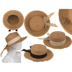 OOTB Strohhut mit Schleife Basic chic