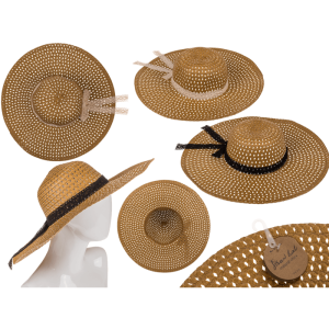 OOTB Strohhut Natural Chic mit Schleife