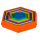 OOTB Illusion Toy Tornado mit LED (inkl. Batterie)