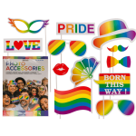 OOTB Party-Foto-Verkleidung auf Stick Pride