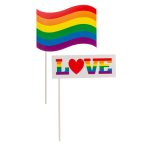 OOTB Party-Foto-Verkleidung auf Stick Pride