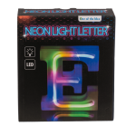 OOTB Neon-Leuchtbuchstabe E Höhe:16 cm
