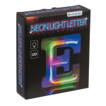 OOTB Neon-Leuchtbuchstabe E Höhe:16 cm