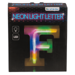 OOTB Neon-Leuchtbuchstabe F Höhe:16 cm