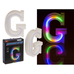 OOTB Neon-Leuchtbuchstabe G Höhe:16 cm
