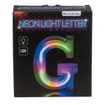 OOTB Neon-Leuchtbuchstabe G Höhe:16 cm