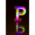 OOTB Neon-Leuchtbuchstabe P Höhe:16 cm