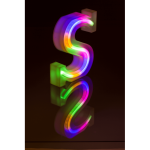 OOTB Neon-Leuchtbuchstabe S Höhe:16 cm