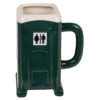 Becher, Porta Potty, 13 x 10 cm,