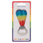OOTB Metall-Flaschenöffner Testikel Regenbogen