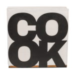 OOTB Schwarzer Metall-Serviettenhalter Cook mit