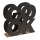 OOTB Schwarzer Metall-Serviettenhalter Cook mit