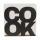 OOTB Schwarzer Metall-Serviettenhalter Cook mit
