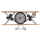 OOTB Flugzeug-Uhr Vintage Look aus schwarzem