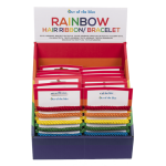 OOTB Textil-Haarband/Armband Rainbow colours Pride