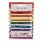 OOTB Textil-Haarband/Armband Rainbow colours Pride