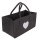 OOTB Graue Filztasche für Kaminholz Herz