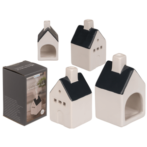 OOTB Keramik-Haus für Räucherkegel/Teelichter