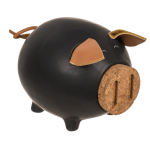 OOTB Spardose Schwein mit Korkverschluss-Nase