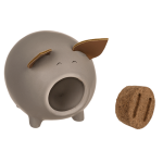 OOTB Spardose Schwein mit Korkverschluss-Nase