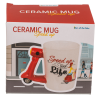 OOTB Becher Scooter Steingut