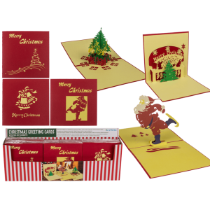 OOTB Weihnachts-Grußkarten mit aufklappbarem